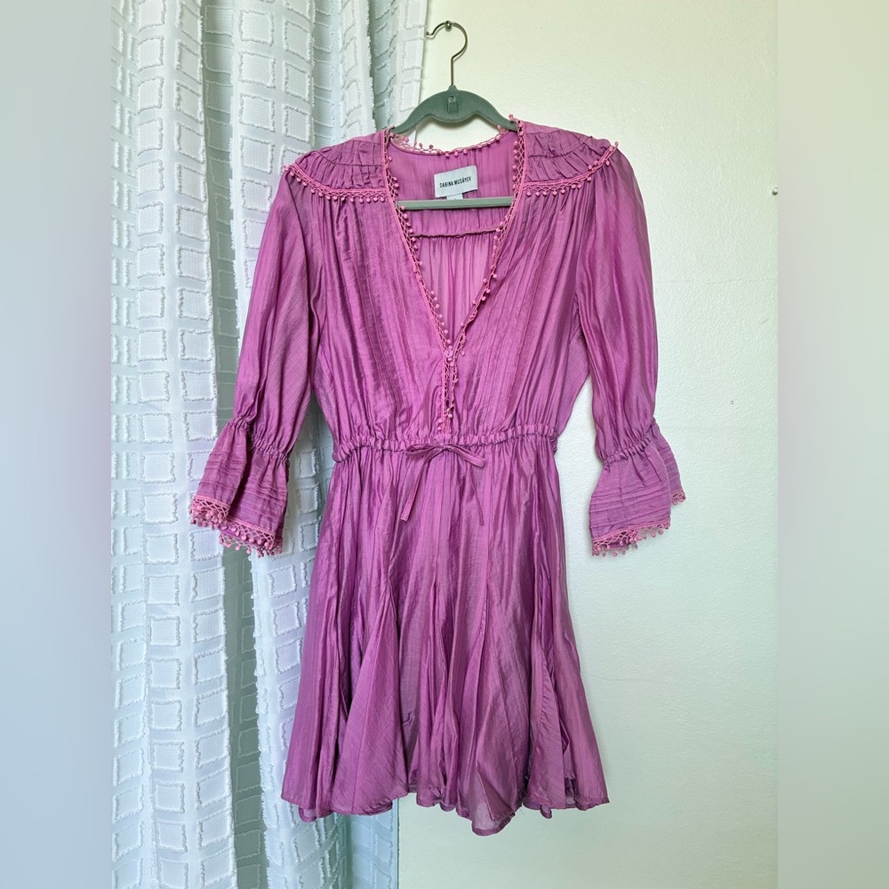 Sabina Musayev Mauve Harbor Dress